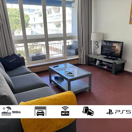 L Echappee Grand 2 Pieces Centre 500m Garage Wifi Fibre Ps5 Equipe 拉格朗德默特